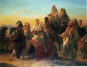 unknow artist Arab or Arabic people and life. Orientalism oil paintings  443